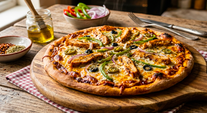 Fajita pizza